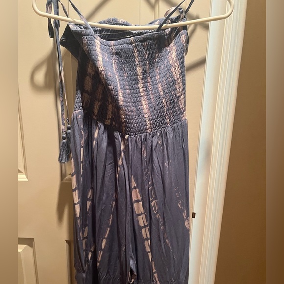 Jumpsuit boho blue Sz m - Picture 1 of 6